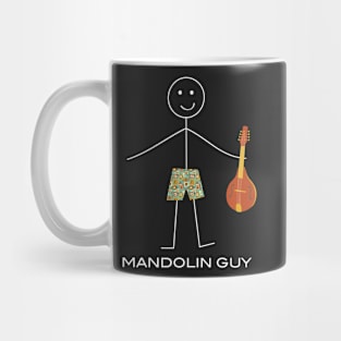 Funny Mens Mandolin Guitar Mug